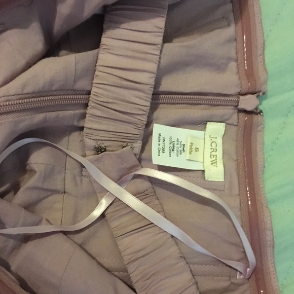 J.CREW SILK LILAC STRAPLESS DRESS SZ 6P - Picture 2 of 7